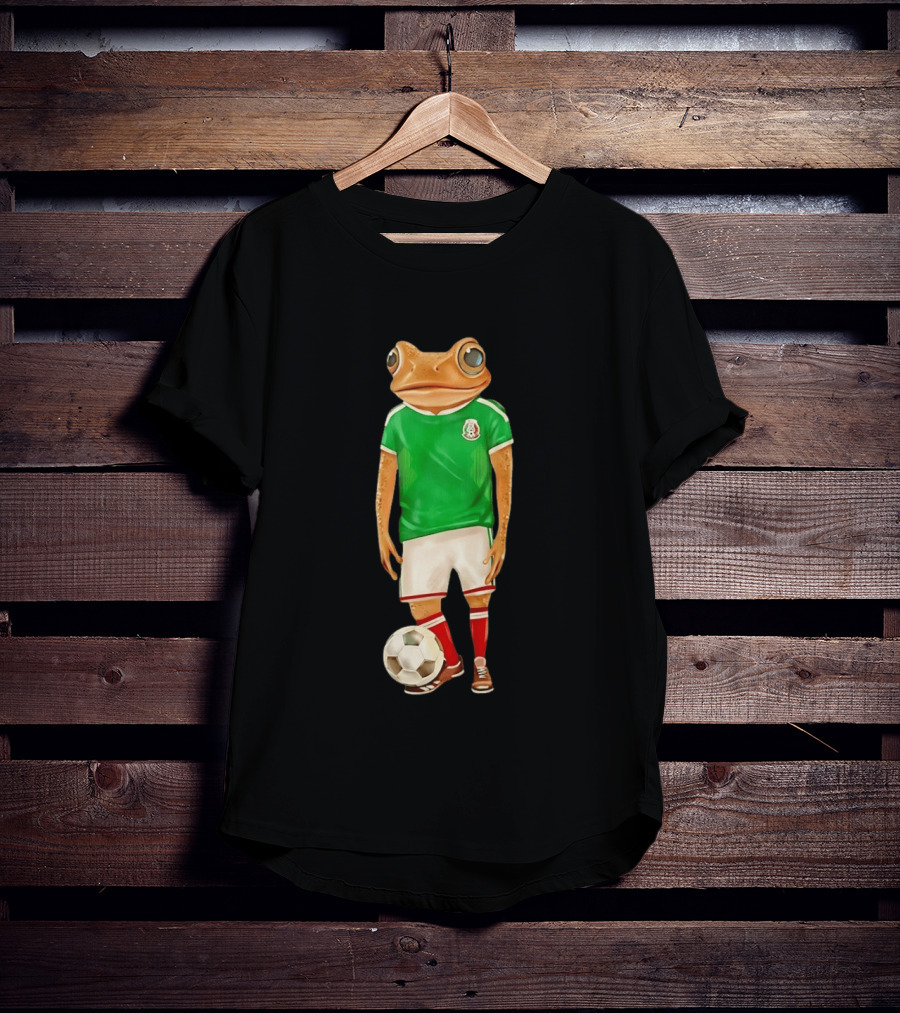 Bad Bunny Debi Tirar Mas Fotos World Tour Mexico 2026 Frog Soccer Jersey T-Shirt