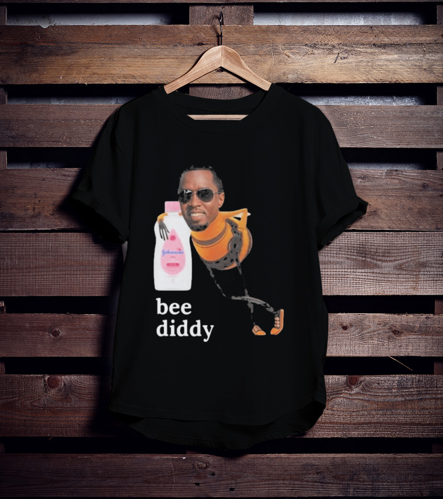 Bee Diddy Sean Combs Baby Oil Johnson's T-Shirt