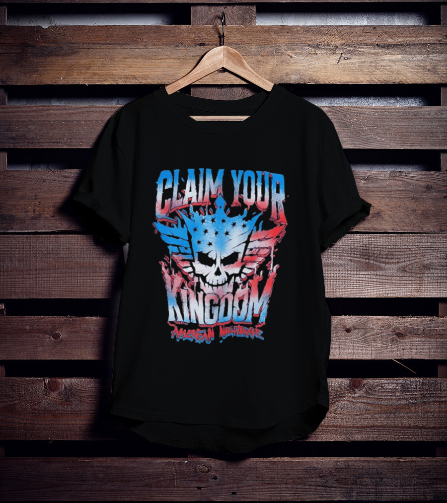 Claim Your Kingdom American Nightmare Cody Rhodes Chenille Pullover T-Shirt