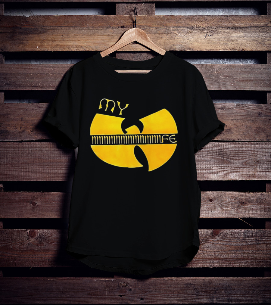 Yellow Wu Tang Clan My Life Symbolic Tribute Collaboration T-Shirt