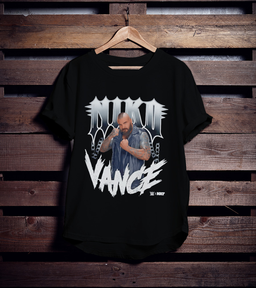 Niko Vance WWE NXT Spikes Chains Tattoo T-Shirt