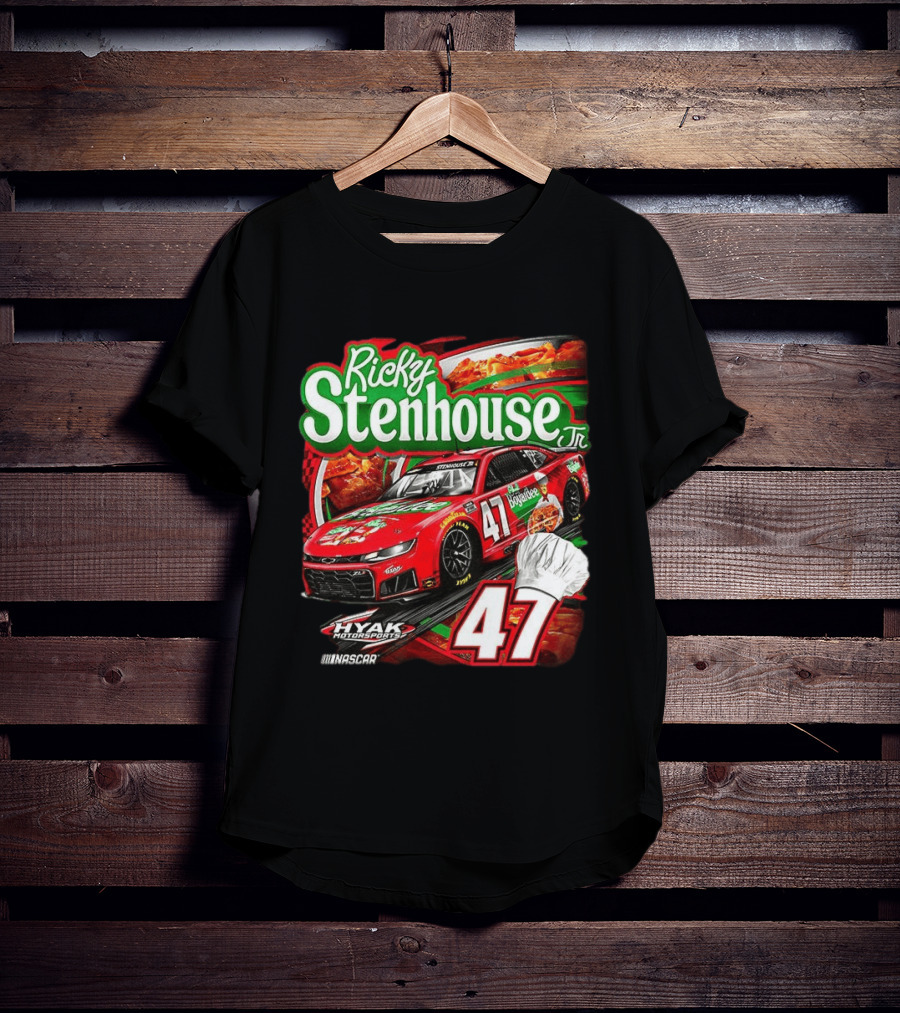 Ricky Stenhouse Jr NASCAR 47 Hyak Motorsports Racing Car T-Shirt