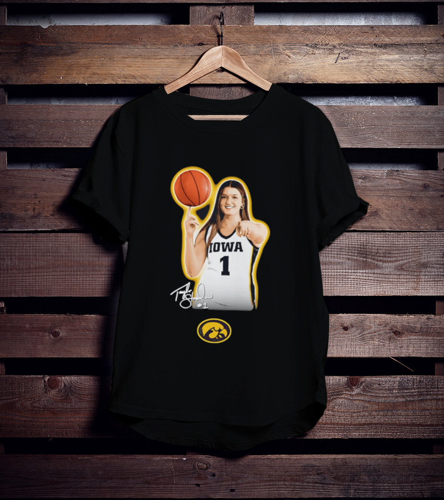 Taylor Stremlow Iowa Hawkeyes Basketball #1 T-Shirt