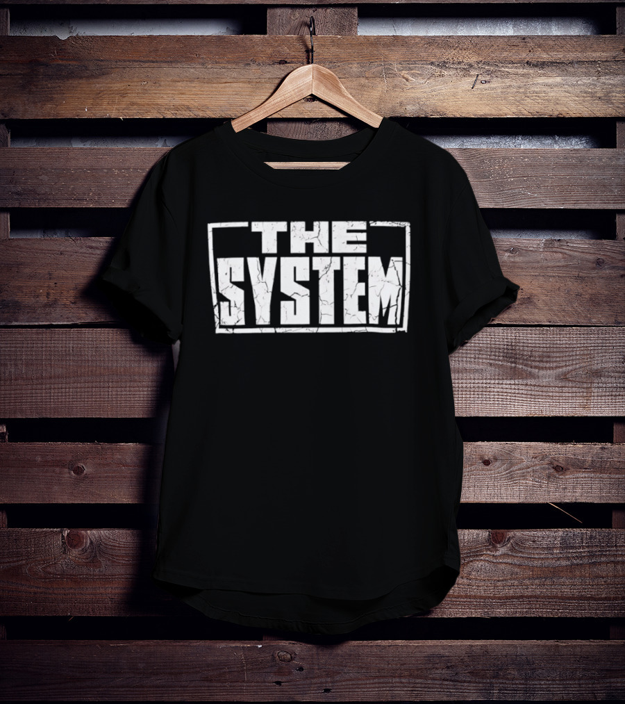 The System Capital Bold Grunge T-Shirt