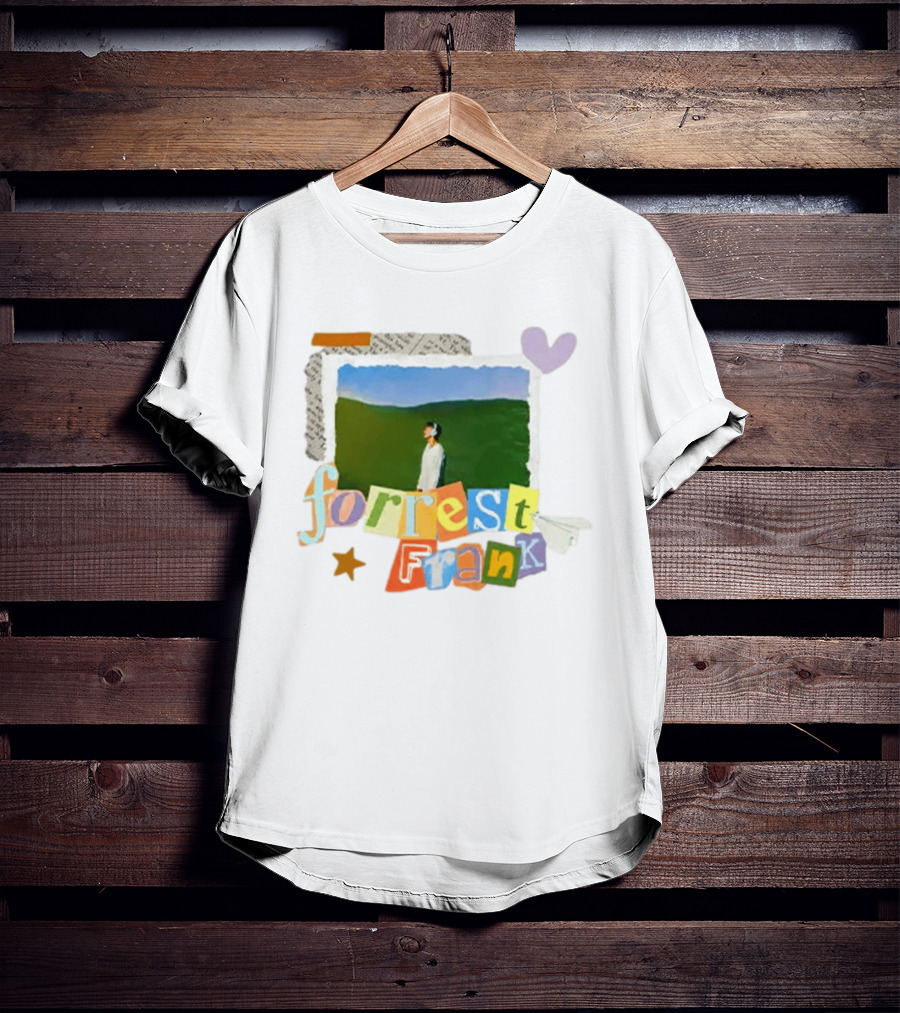 Forrest Frank Collage Style Pastel Colors With Nature T-Shirt