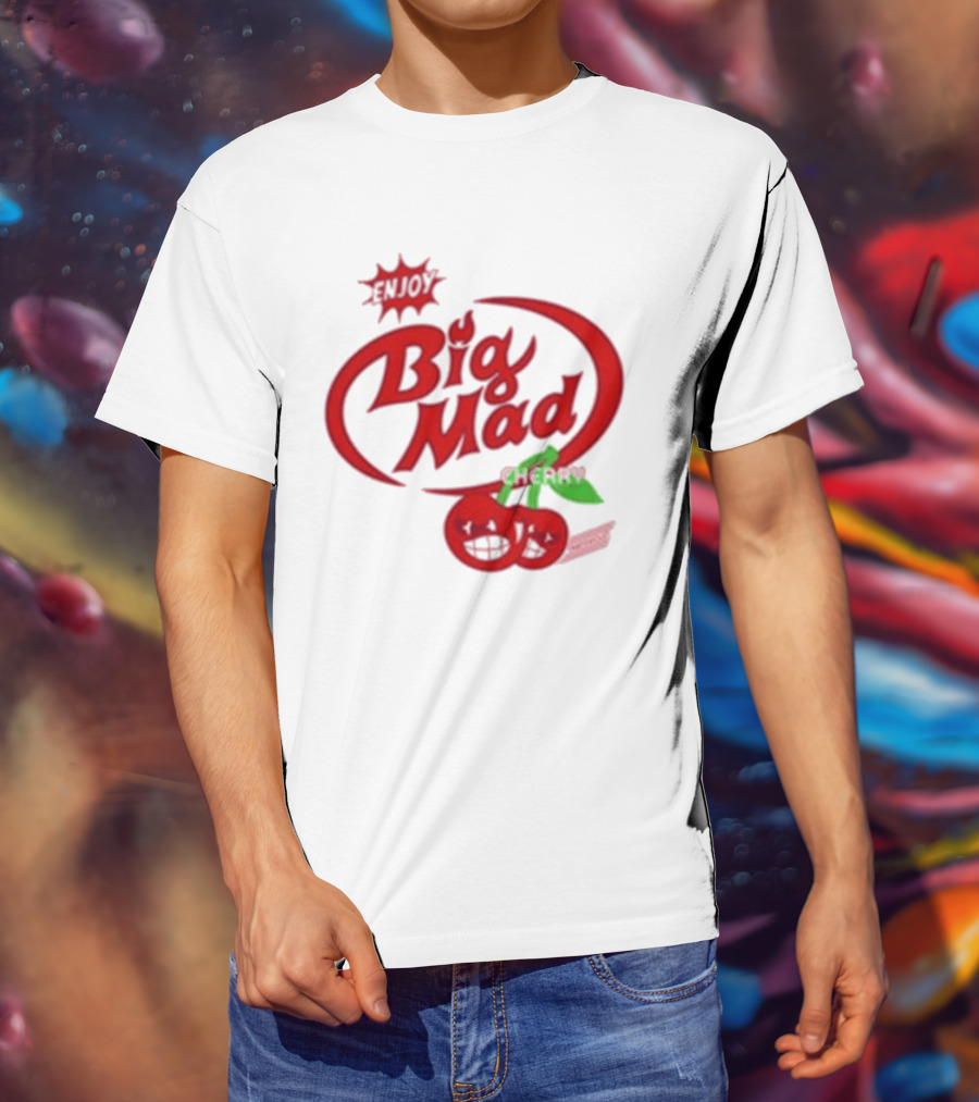 Transviolet Big Mad Cherry Enjoy T-Shirt