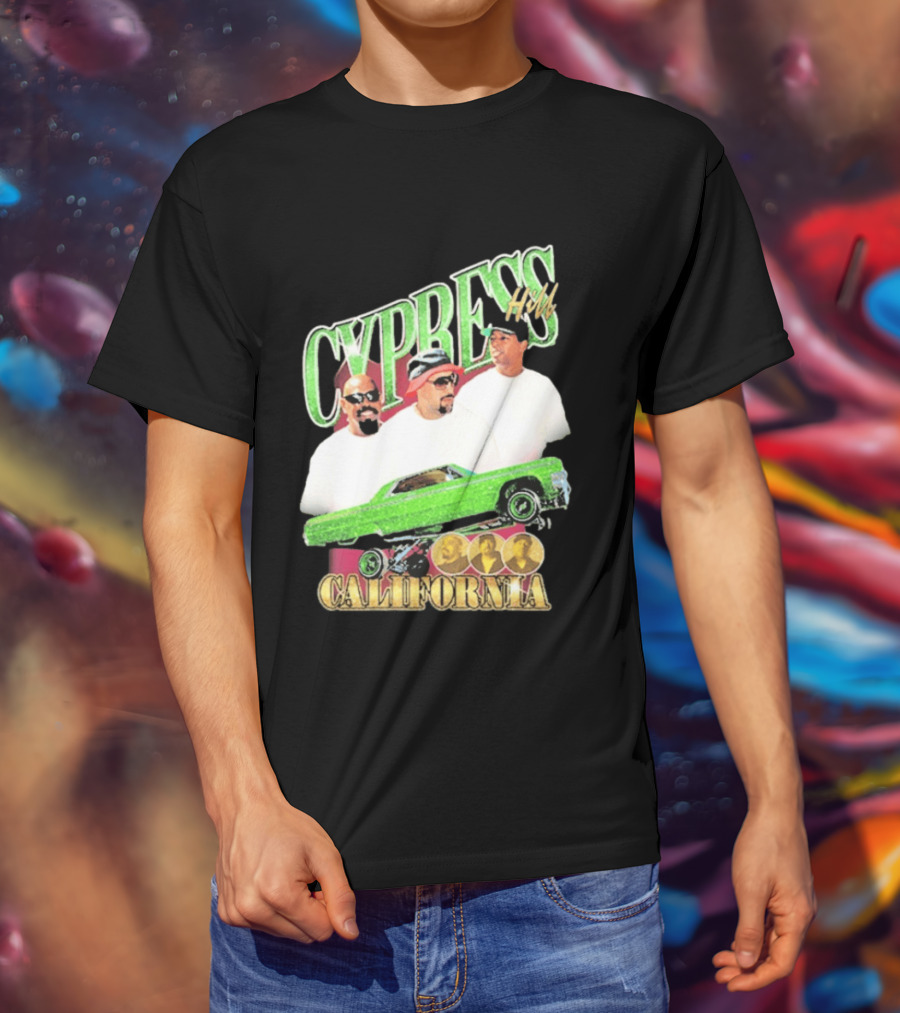 Cypress Hill California Lowrider Urban Style Hip Hop T-Shirt