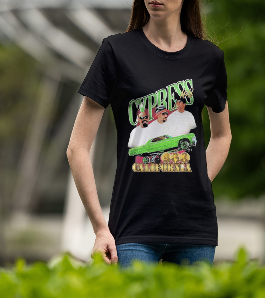 Cypress Hill California Lowrider Urban Style Hip Hop T-Shirt