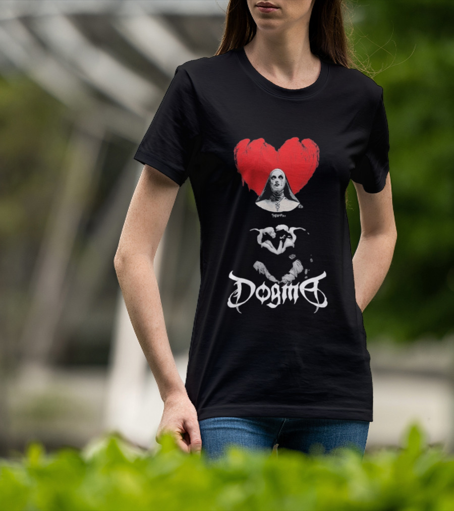 Dogma Nun Heart Valentine's Day T-Shirt