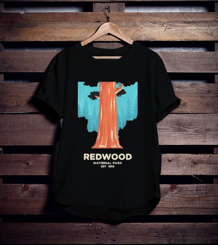 Redwood National Park Est 1968 Tree T-Shirt