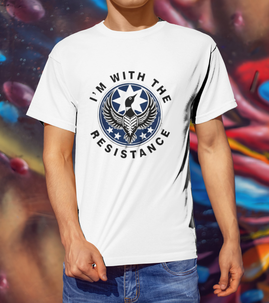 I'm With The Resistance Starbird Rebel Alliance Crest T-Shirt