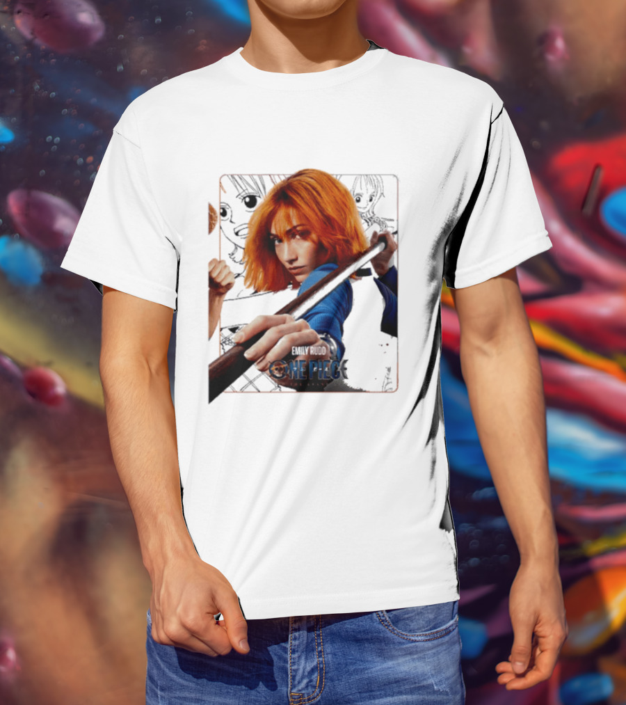 One Piece Live Action Emily Rudd As Nami Grand Line Adventure T-Shirt