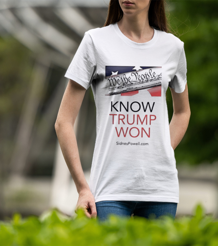 We The People Know Trump Won 2024 T-Shirt