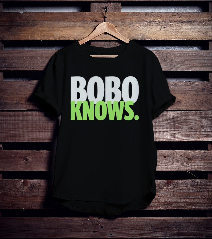 Bobo Knows Seattle Football Seahawks Fan Gear T-Shirt