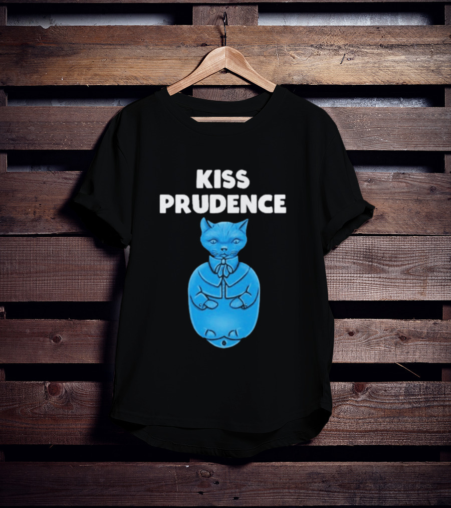 Kiss Prudence Happytoast Cat Blue T-Shirt