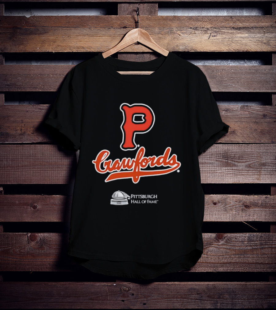 Pittsburgh Crawfords P Hall Of Fame Baseball Team T-Shirt