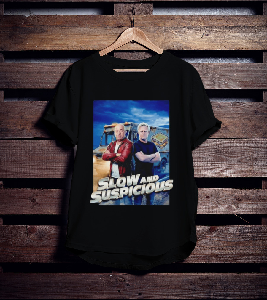 Slow And Suspicious Food Truck Crossover Duo T-Shirt