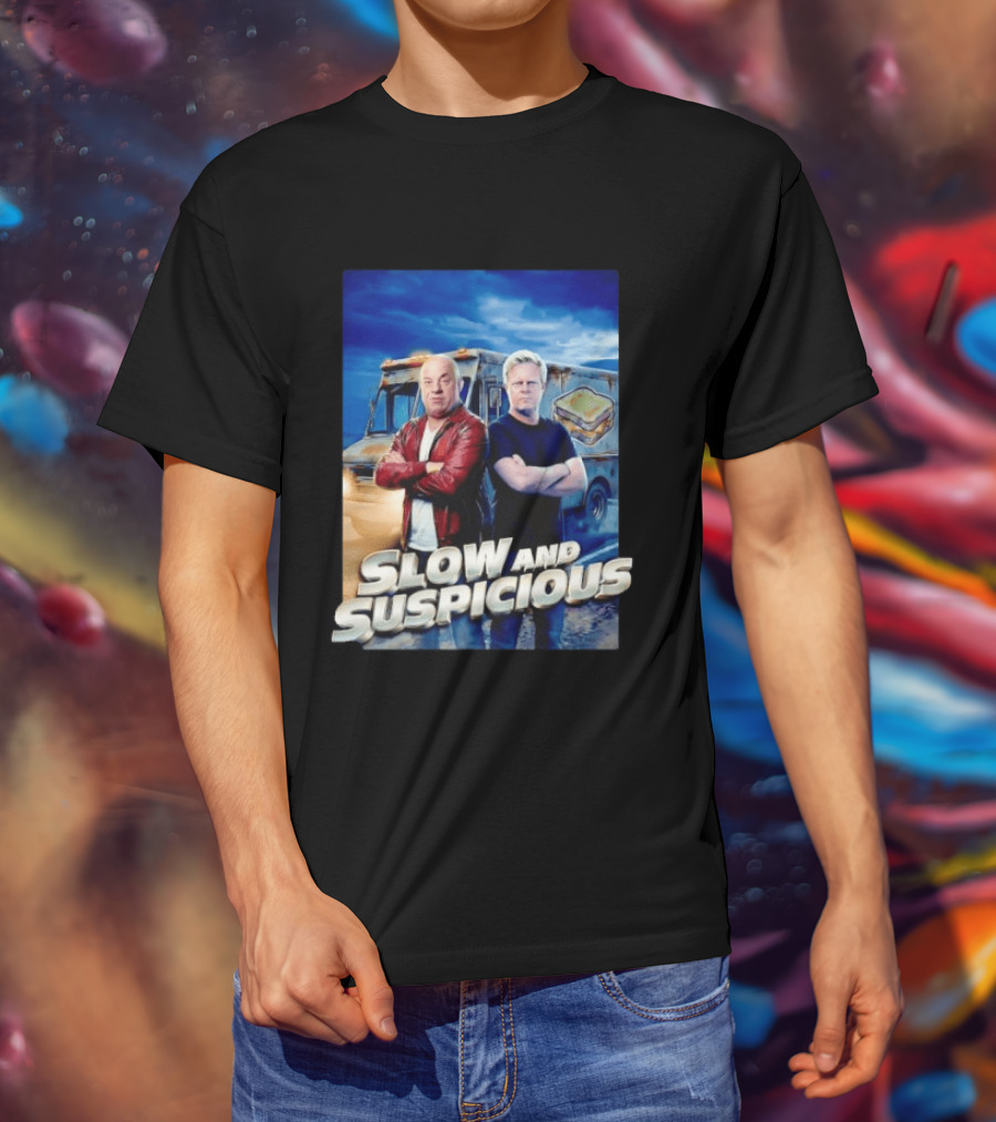 Slow And Suspicious Food Truck Crossover Duo T-Shirt
