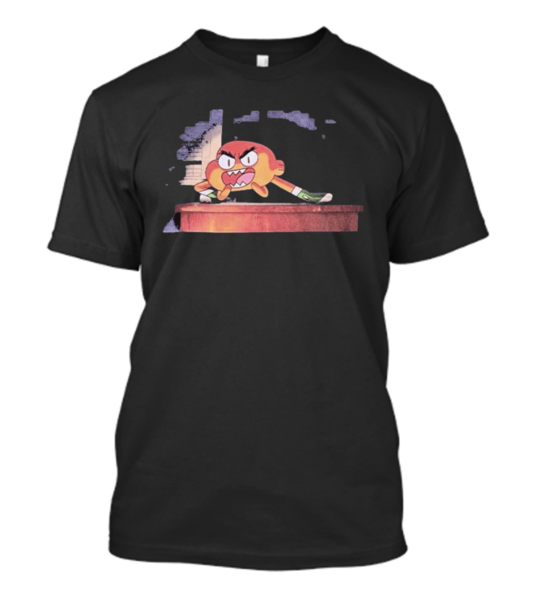 The Amazing World Of Gumball Darwin Angry Cartoon T-Shirt