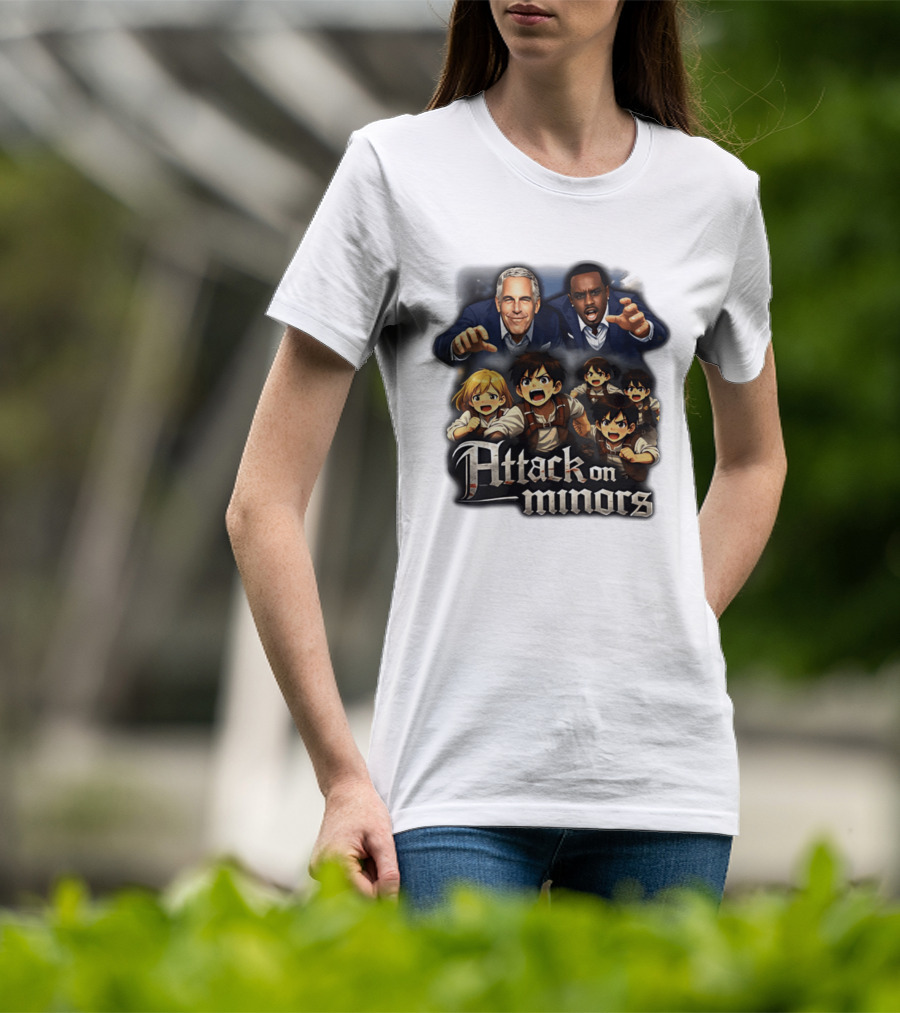 Attack On Minors Epstein And Diddy And T-Shirt