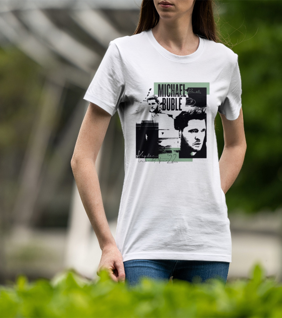 Michael Buble Higher Photo Collage 2022 T-Shirt