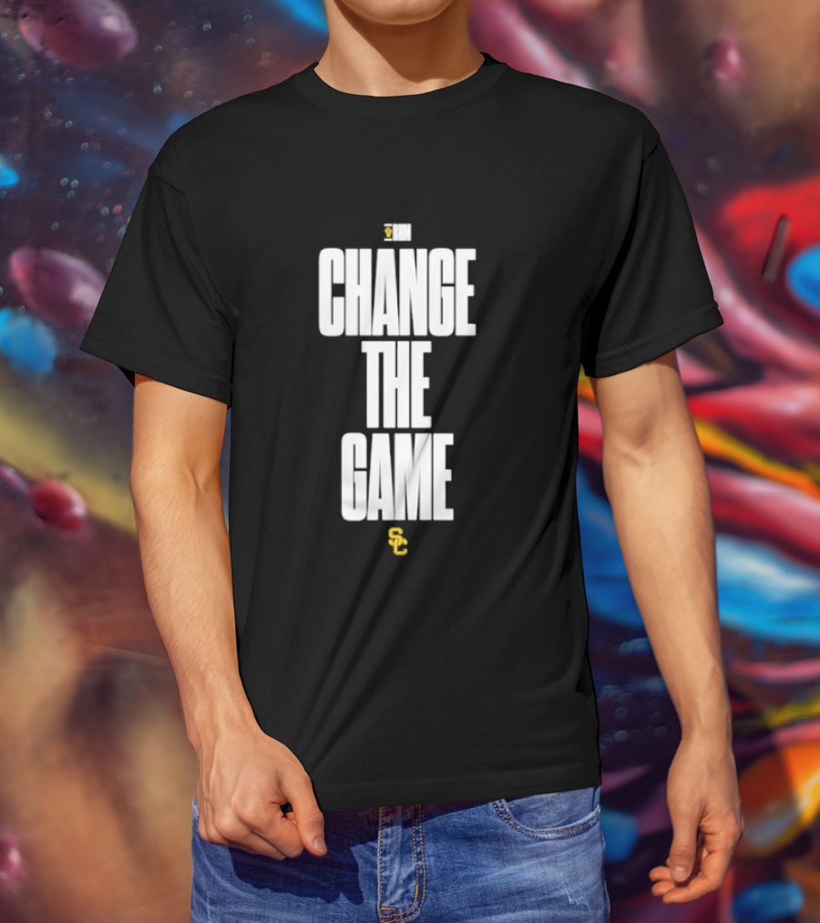 BHM Black History Month Change The Game USC Athletics T-Shirt