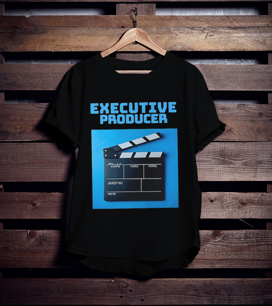 Executive Producer Clapper Board Iconic Movie Director T-Shirt