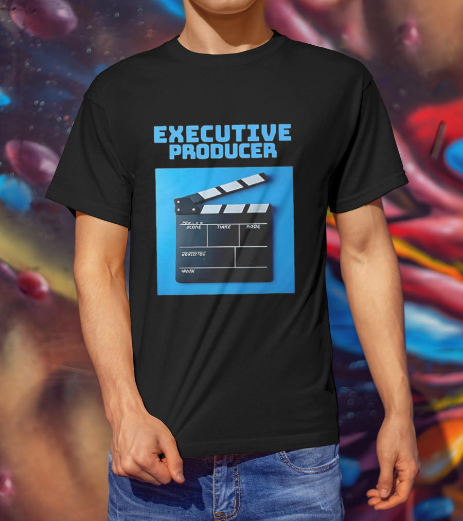 Executive Producer Clapper Board Iconic Movie Director T-Shirt