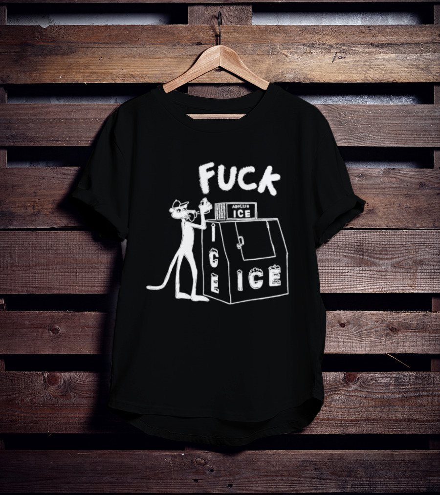 Fuck ICE Pink Panther Iconic Protest T-Shirt