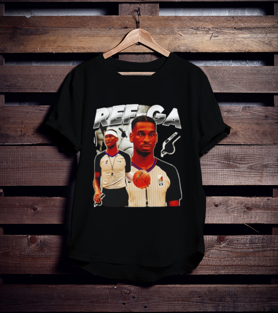 Shai Gilgeous Alexander Basketball Referee Whistle Court Game T-Shirt