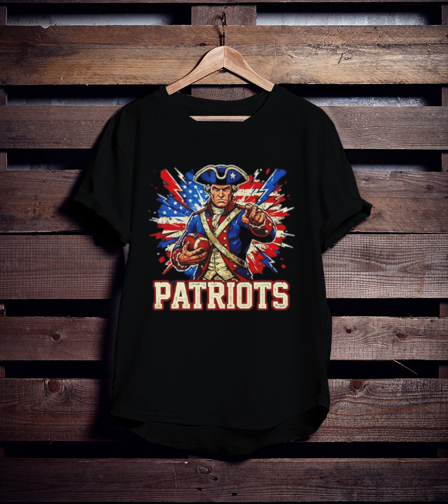 Patriots Revolutionary Football USA Flag T-Shirt