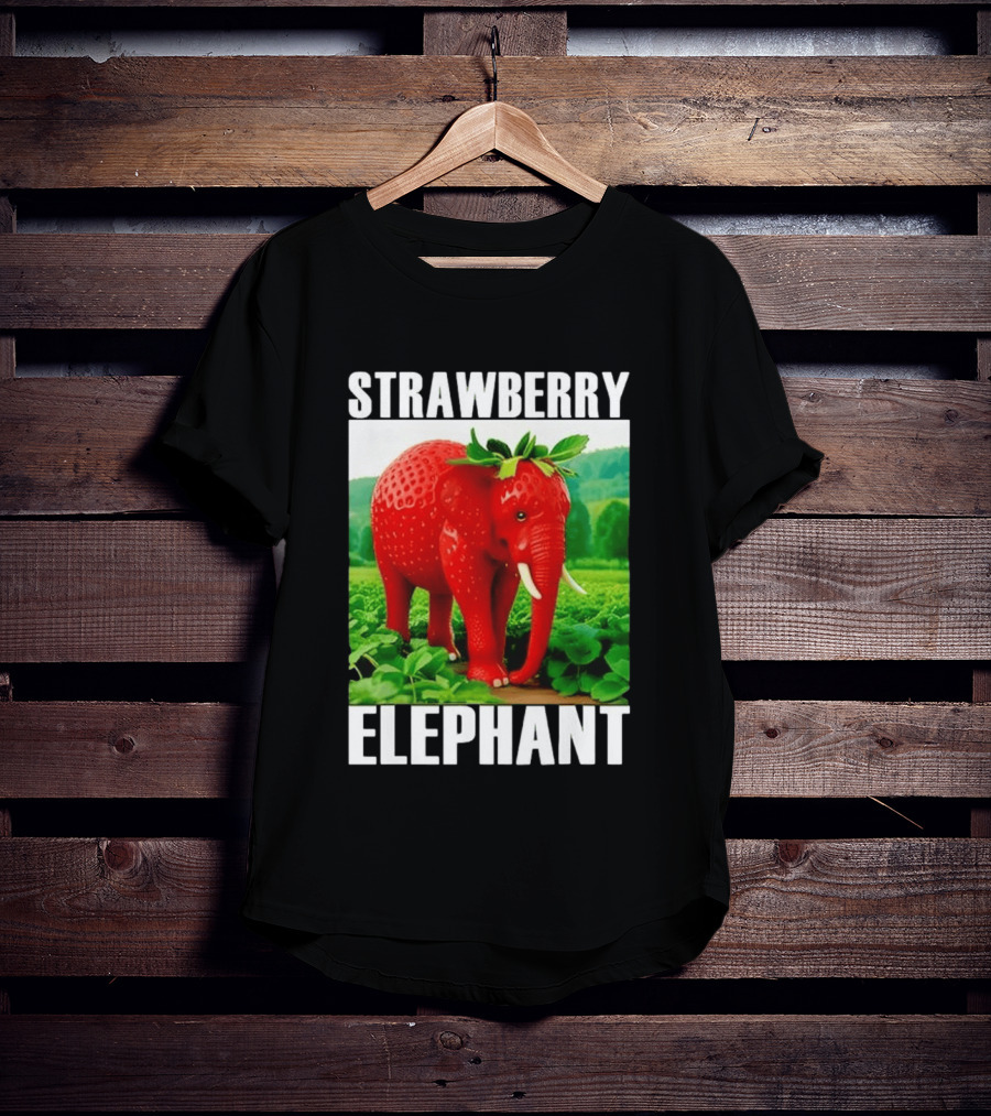 Strawberry Elephant Brainrot T-Shirt