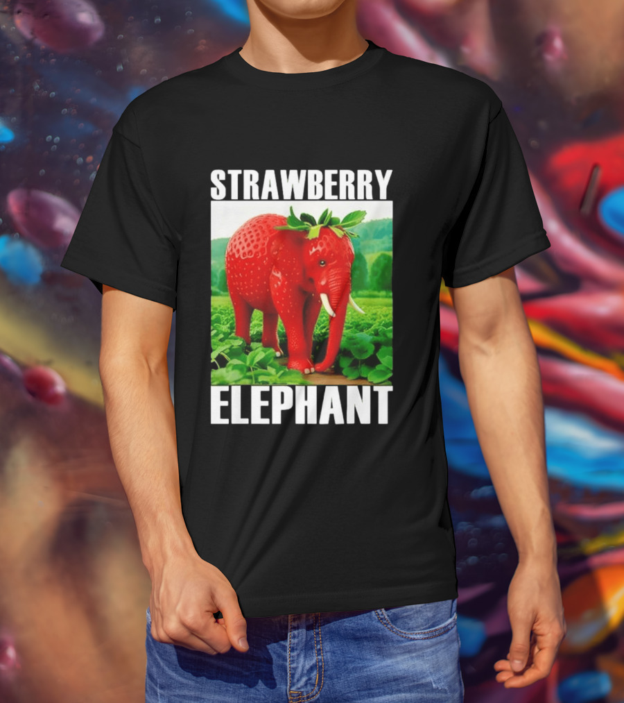 Strawberry Elephant Brainrot T-Shirt