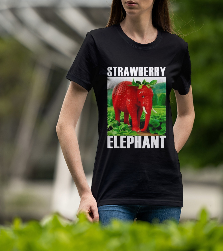Strawberry Elephant Brainrot T-Shirt