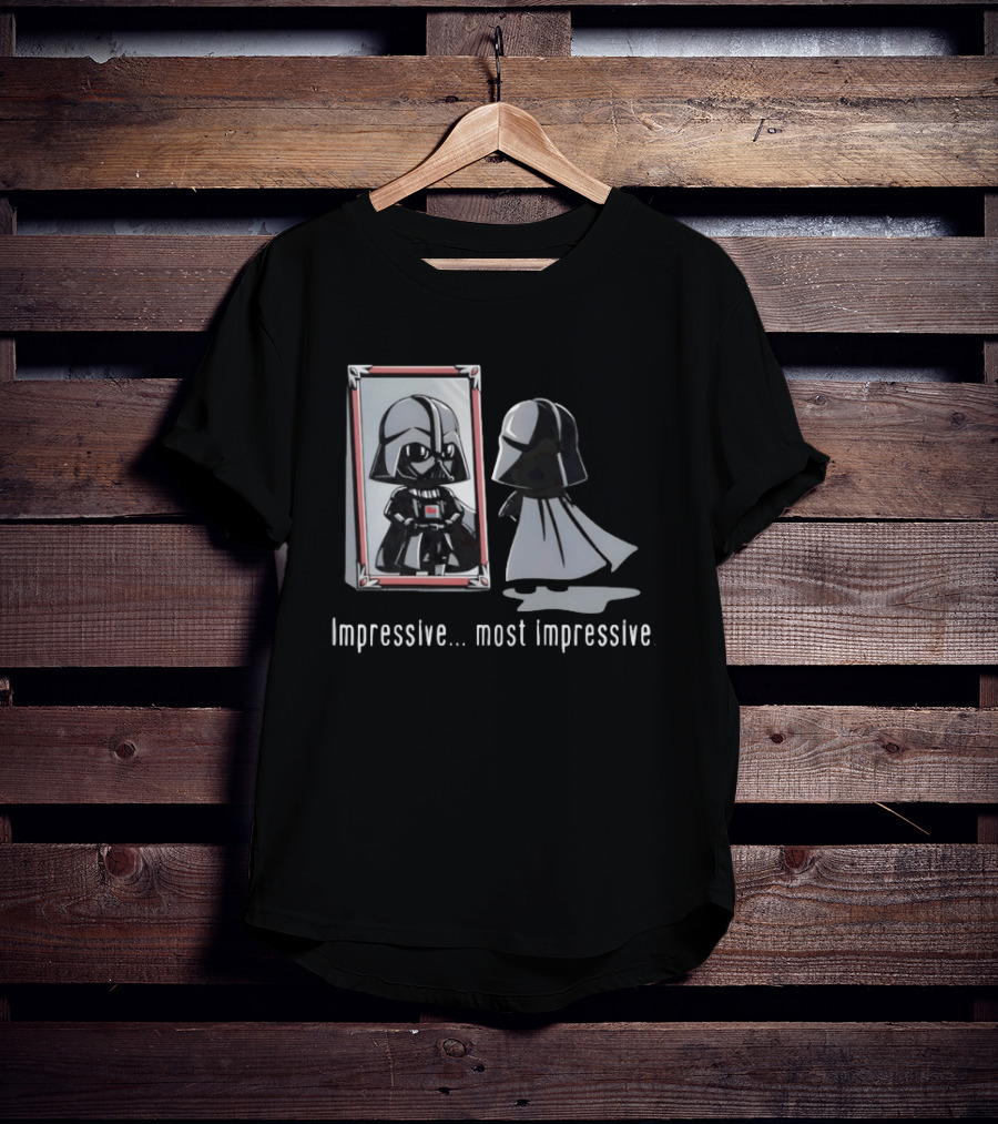 Impressive Most Impressive Darth Vader Mirror Reflection T-Shirt