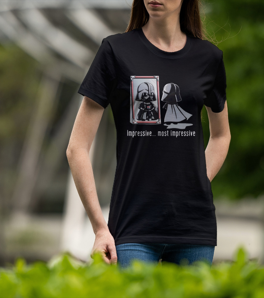 Impressive Most Impressive Darth Vader Mirror Reflection T-Shirt