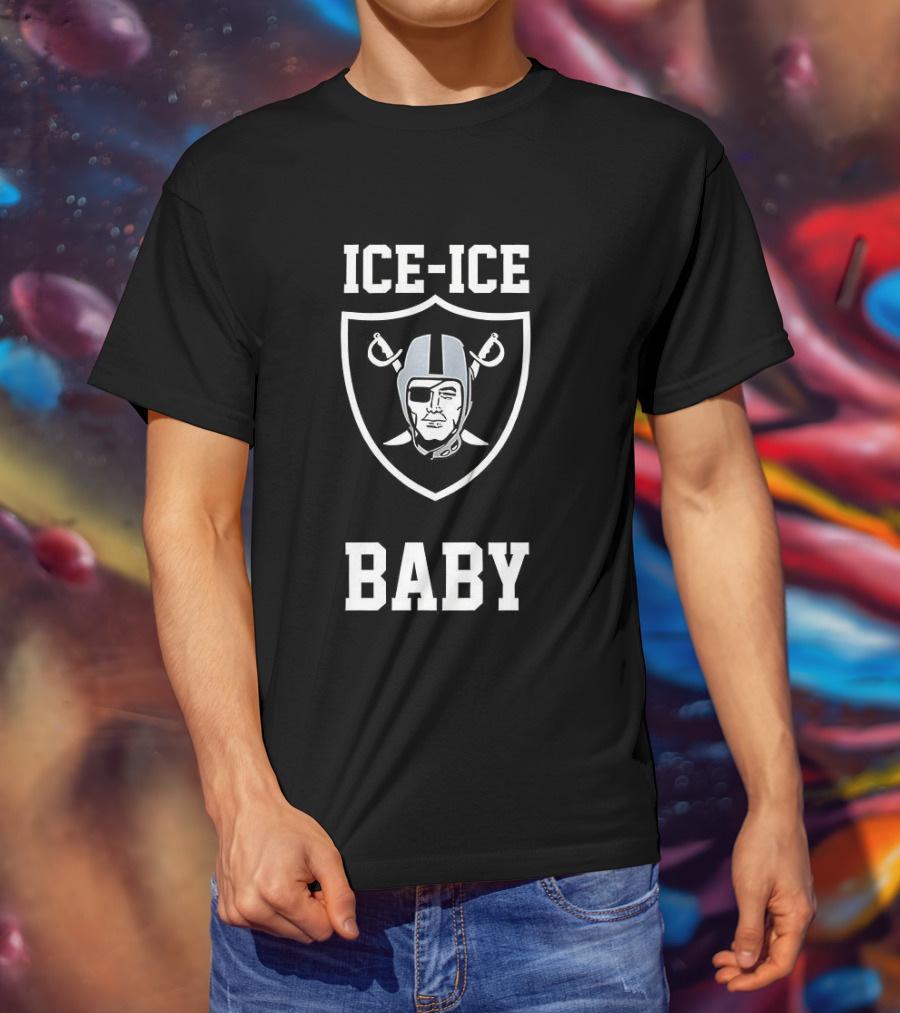 Las Vegas Raiders ICE ICE Baby NFL Fan Gear T-Shirt