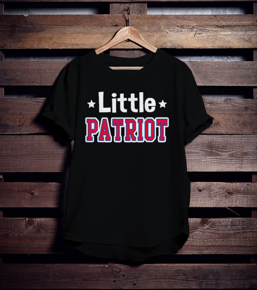 Little Patriot Star Shape T-Shirt