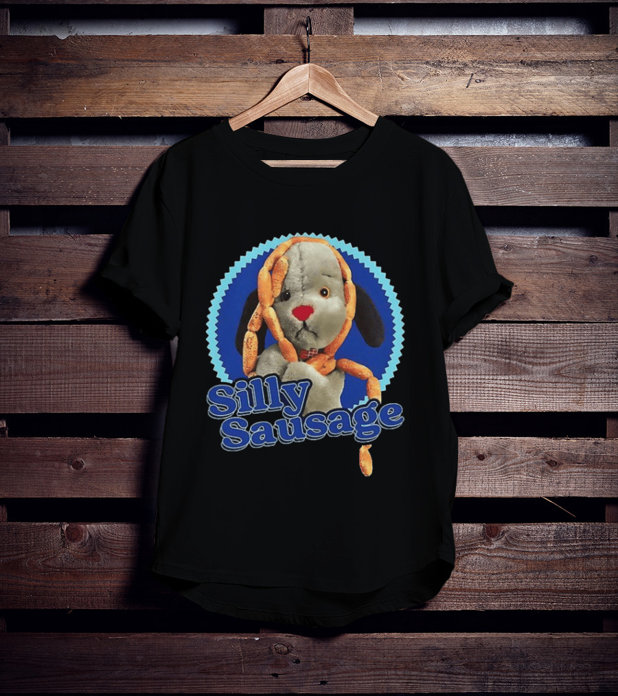 Silly Sausage Sooty Sweep Character Humor T-Shirt