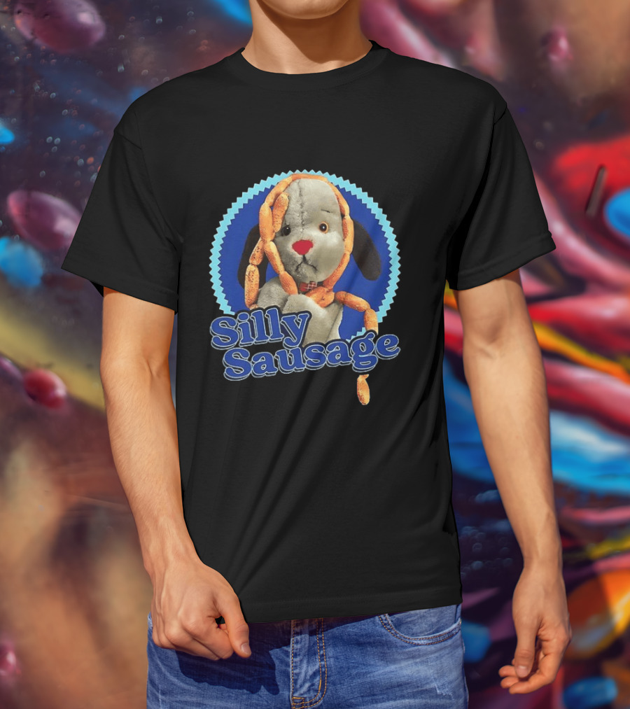 Silly Sausage Sooty Sweep Character Humor T-Shirt