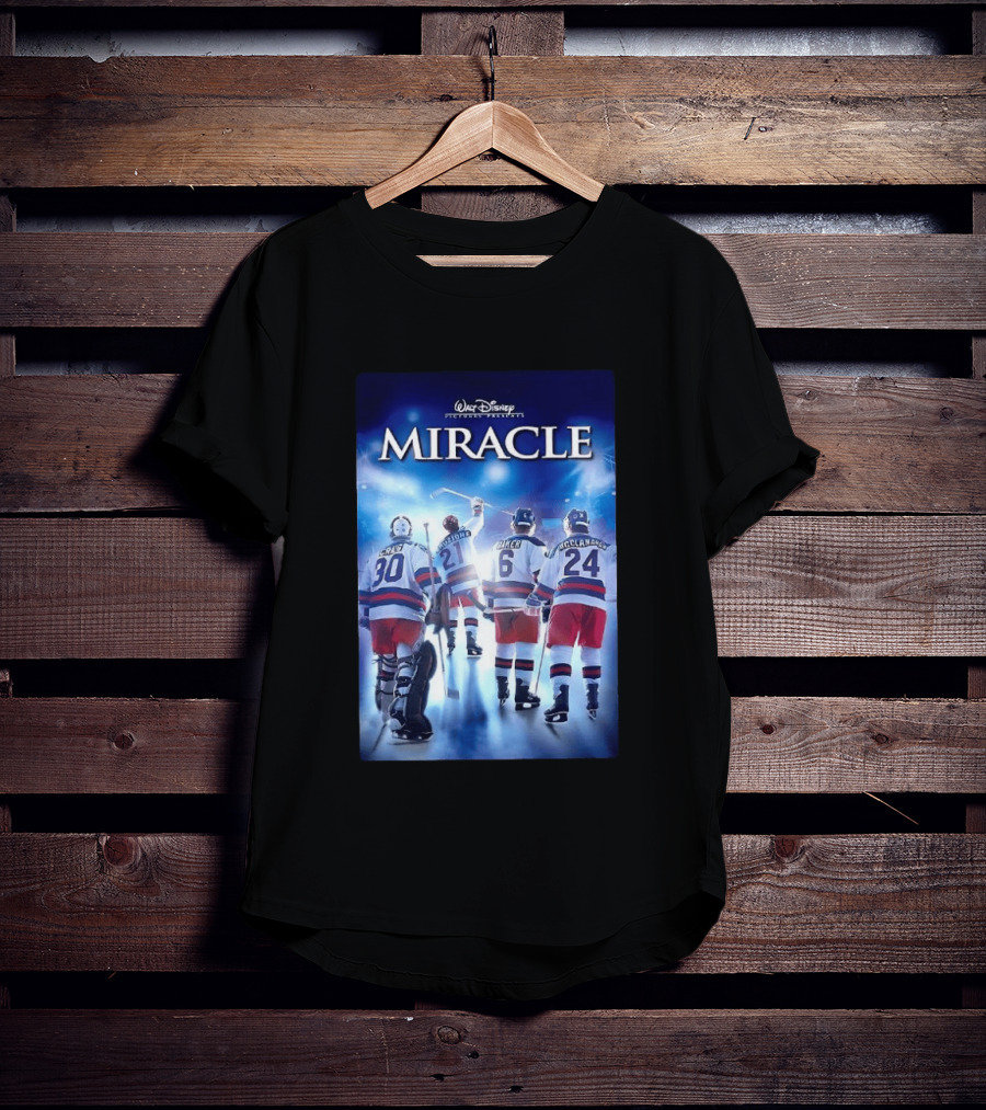 Walt Disney Pictures Presents Miracle NHL Craig Eruzione Baker McClanahan T-Shirt