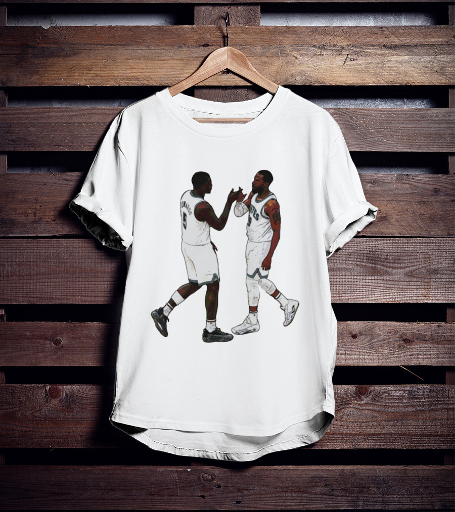 Anthony Edwards Minnesota Timberwolves Bite Bite Basketball Collaboration T-Shirt