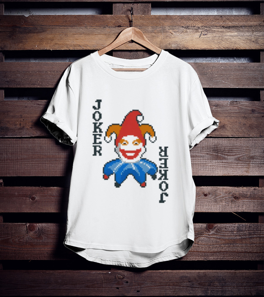Balatro's Pixel Art Jimbo Jester Joker T-Shirt