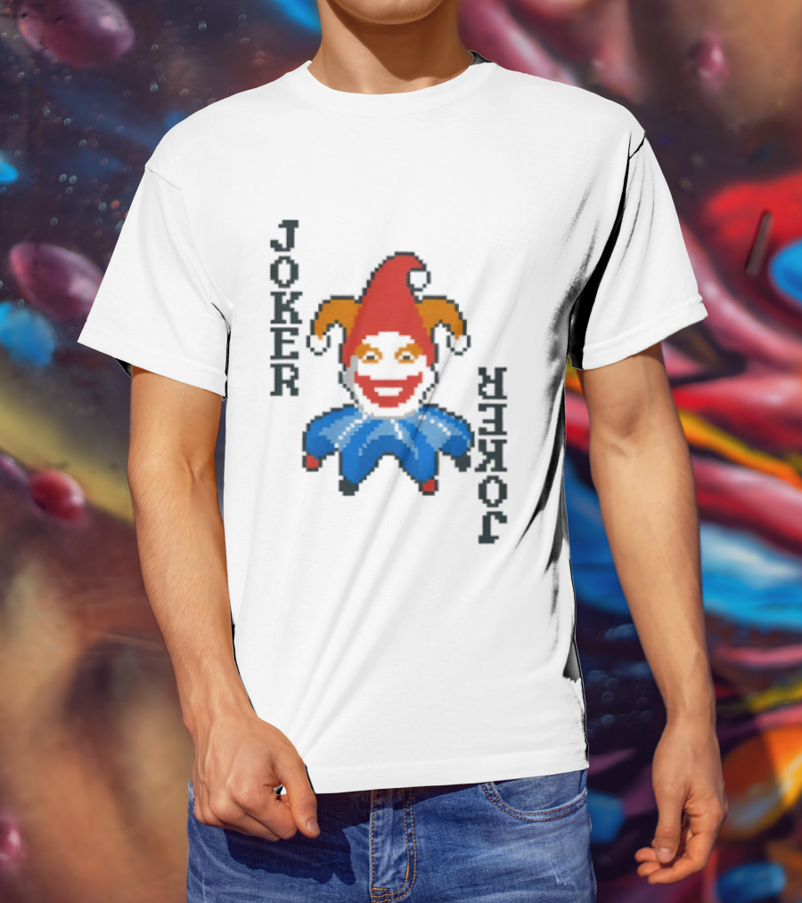 Balatro's Pixel Art Jimbo Jester Joker T-Shirt