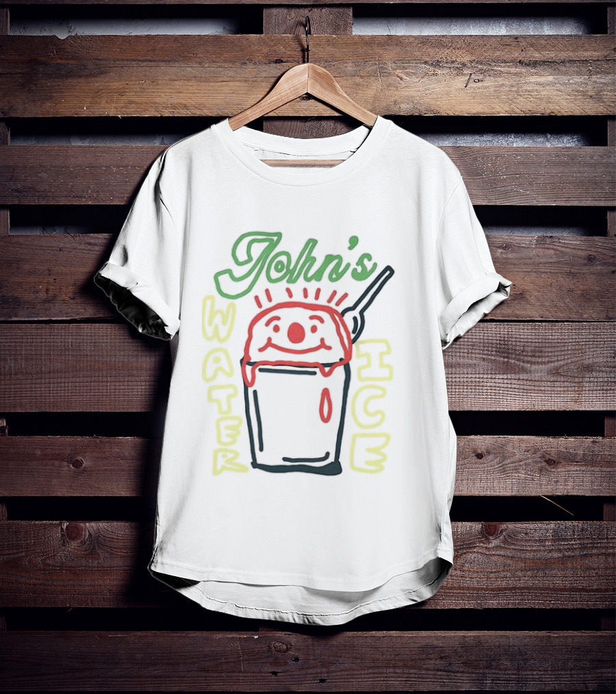 John's Water Ice Clown Cup With Spoon T-Shirt