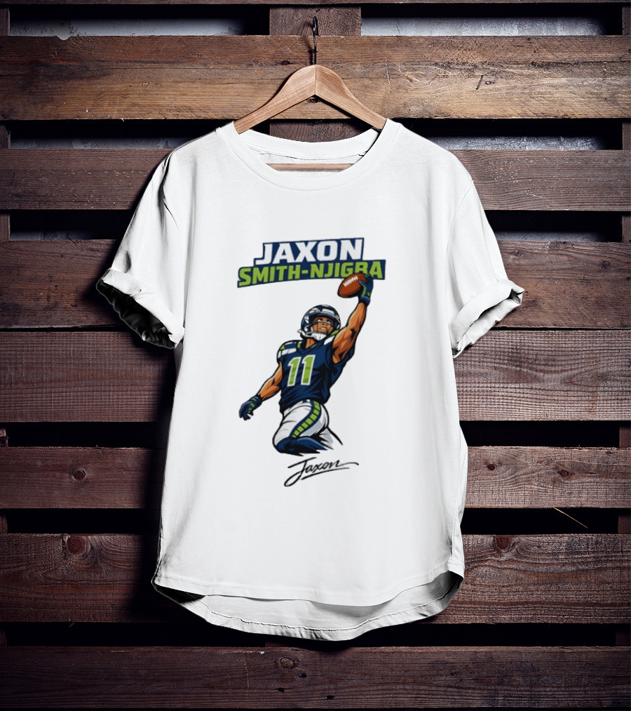 Jaxon Smith Njigba Seattle Football Catch Seahawks Number 11 T-Shirt
