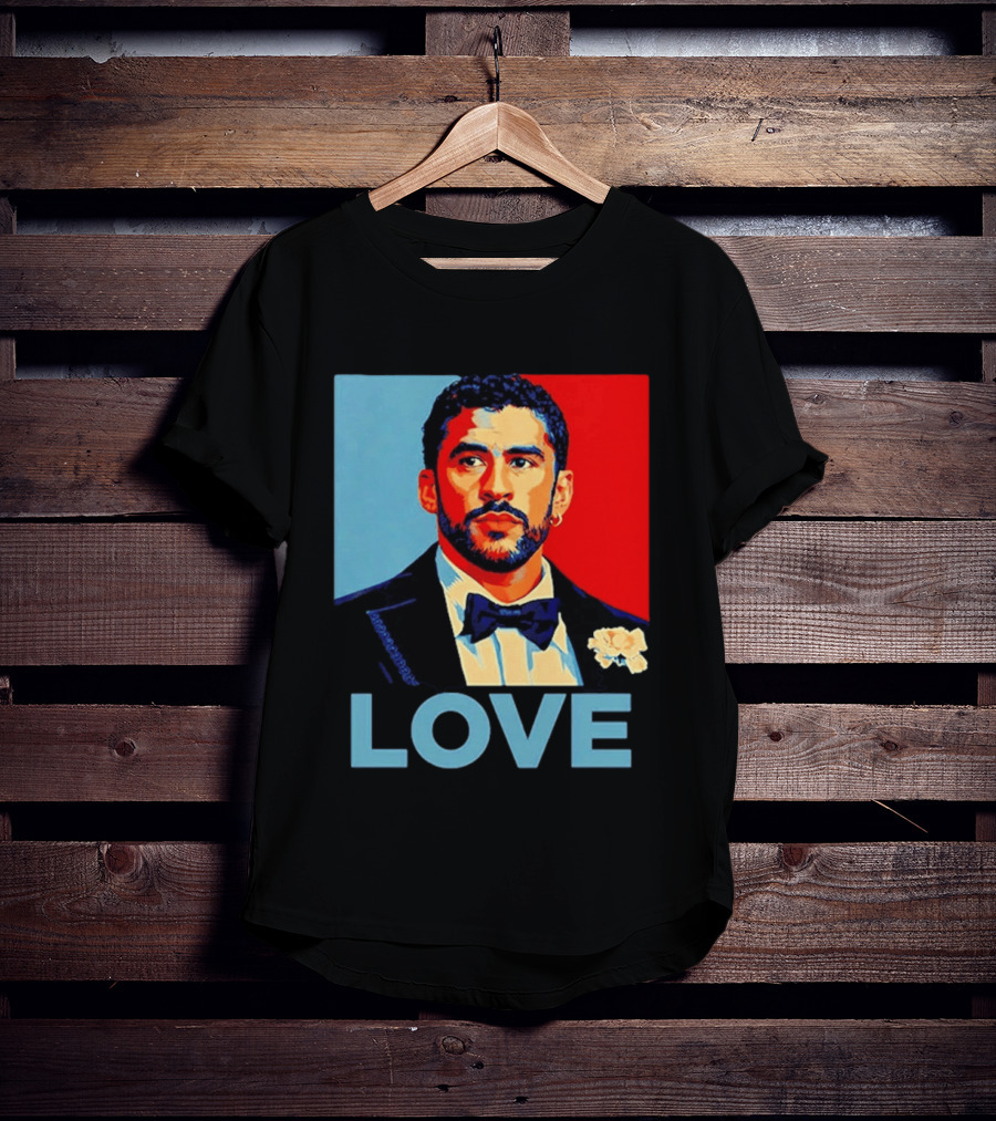 Bad Bunny LOVE Puerto Rico Super Benito T-Shirt