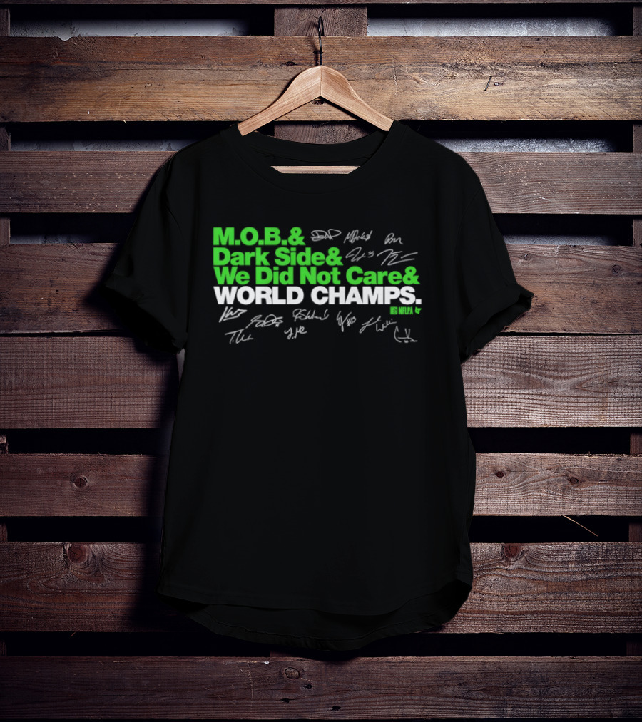 MOB Don't Care World Champs Signatures T-Shirt