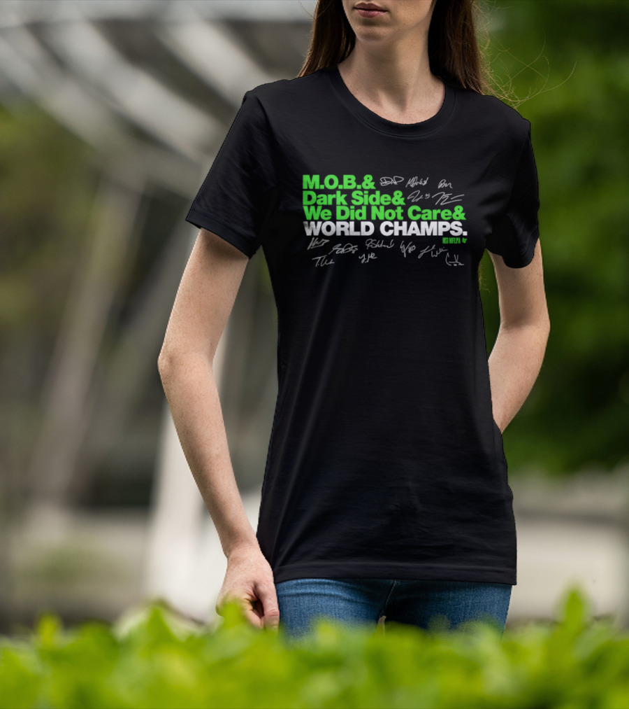 MOB Don't Care World Champs Signatures T-Shirt
