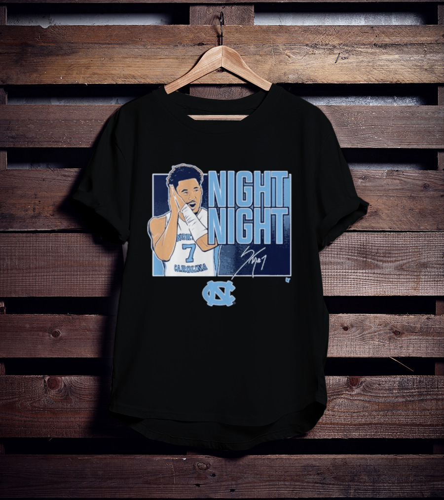 Seth Trimble Night Night North Carolina Tar Heels Basketball UNC T-Shirt